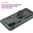thumbnail image 6 of Samsung A71 5G Case,  Grade Heavy Duty Protection Phone Case Cover with HD Screen Protector  Ring Kickstand for Samsung Galaxy A71 5G (Dark Green  Case), 6 of 13