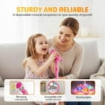 thumbnail image 4 of 2026 New Kids Microphone with Stand, All in One Microphone Toy for Birthday Parties Singing, Portable Karaoke Machine for Singing, Music Play for Kids (Blue), 4 of 10