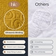thumbnail image 5 of THD Loren - 3 Piece Full Queen Size Quilt Set, Lightweight Queen Bedspread Coverlet Set (Full/Queen, Gold), 5 of 7