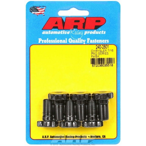 ARP 240-2801 Black For Chrysler 7/16 pro series flywheel bolt kit