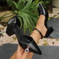 thumbnail image 5 of Dvprdro Womens Solid Casual Style Sandals Closed Toe Ankle Strap Low Heel Soft Nonskid Multi-Color Daily Outdoor Wear, 5 of 5