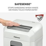 Fellowes Microshred Automatic Reverse Functionality Micro Cut Shredder White, 1 Pack