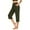 Army Green, variant on Capri Pants for Women, Womens High Waisted Tummy Control Yoga Pants, Leggings 2024 Cutout Capris Lightweight Cozy Cropped Pants Solid Soft Pajams Beige