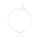 thumbnail image 1 of Collar de mujer shaofei con perlas falsas y dije de mariposa ajustable 35 cm, 1 of 5
