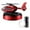 red, variant on RKSTN a aromatherapy Car Mounted Perfume Car Accessories Solar Auto Rotating Aircraft Aromatherapy Car Perfume 10ml household supplies
