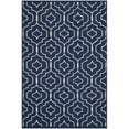 thumbnail image 4 of Safavieh Dhurries Navy / Ivory Geometric Area Rug, 4 of 7