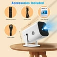 thumbnail image 6 of Projector Native 1080P with  5.3 Electric  for Bedroom Outdoor Home Cinema, 6 of 7