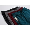 thumbnail image 5 of Real Essentials 4 Pack: Womens Active Athletic Performance Dry-Fit Shorts with Zipper Pockets (Available In Plus Size), 5 of 6