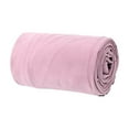 thumbnail image 2 of pitrice Soft Fleece Sleeping Bag Liner Business Backpacking Thermal Camping Blanket Pink, 2 of 9