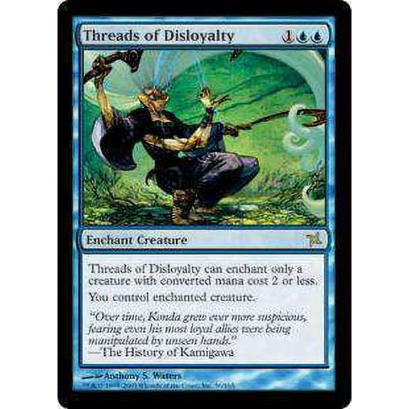 MtG Betrayers of Kamigawa Rare Threads of Disloyalty #56