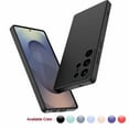 thumbnail image 2 of Njjex For Samsung S25 Ultra Case with Screen Protector,Liquid Silicone Soft Gel Rubber Slim Microfiber Lining Cushion Texture Cover Shockproof Protective Case for Galaxy S25 Ultra 6.8", Black, 2 of 7
