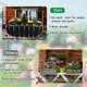 thumbnail image 4 of 3pcs Felt Trough Planter Liners Fabric Window Box Liners Replacement Black Non-woven Hanging Plant Liner, 4 of 5