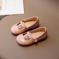 thumbnail image 1 of Zapatos de cuero de suela blanda para niña de otoño, zapatos de princesa de moda, zapatos de una sola capa de estilo universitario para niños, de moda, 1 of 6