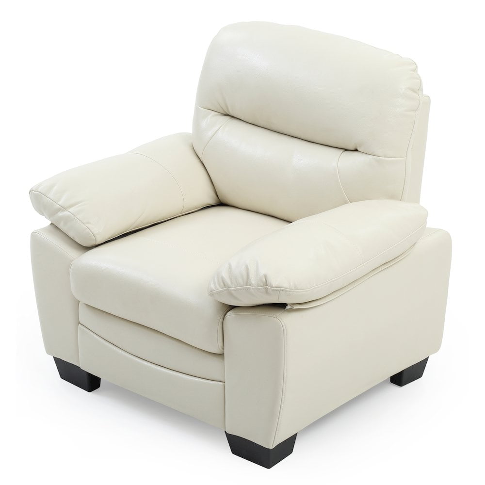 Glory Furniture Marta Accent Chair in Pearl Color