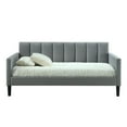 thumbnail image 5 of LuXeo Bristol Fabric Tufted Bedroom Daybed, Twin, Gray, 5 of 13
