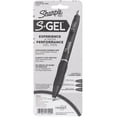 thumbnail image 2 of Sharpie S-Gel Rollerball Pens, Retractable, Broad Point, 1 mm, Black Ink, 4 Pack, 2 of 2