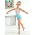 thumbnail image 2 of Girls Gymnastics Leotards with Shorts Kids Toddler Tumbling Outfits Sleeveless Sparkle Ballet Dance Activewear Leotard Biketards 5-14 Years, 2 of 9