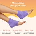 thumbnail image 3 of Calcetines hidratantes para dormir ZenToes con vitamina E y aceite de oliva, 3 of 8