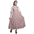 thumbnail image 1 of Bimba Robe Anarkali Imprimée pour Femmes, Robe Longue Maxi, Robe Ethnique, 1 of 6