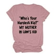 thumbnail image 1 of Gibobby Casual Playera de Manga Corta para Mujer Mujeres Casual Impresión Manga Corta Tops Blusa Cuello Redondo Casual Tee Túnica Camisas(Rosa,M), 1 of 3