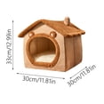 thumbnail image 3 of BotaniNest Lit de Sommeil d'Intérieur Chaud pour Chat d'Hiver Confortable, Convient aux Chats, Chiots et, 3 of 7