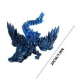 thumbnail image 2 of 3D Printed Dragon,3D Dragon,8 Inch 3D Printed Fidget Dragon,Bigger Fidget Crystal Dragon Toys,3D Printed Articulated Dragon For Home Office Car Desk Decor Toys, 2 of 6