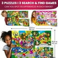 thumbnail image 3 of Quokka 100 Piece Puzzles for Kids- 3 Set Kids Puzzles Ages 6 8- Jigsaw Puzzles for Boy and Girl, 3 of 6