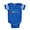 Royal Blue, variant on CafePress - Bl_Peace Love Rainbows - Cute Infant Baby Football Bodysuit
