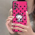 thumbnail image 4 of Funda de teléfono Hello Kitty para Samsung Galaxy A33 A32 A21s A71 A31 A51 A23 A53 A13 A22 A72 A52 A11 A91 A42, funda suave de TPU, 4 of 4