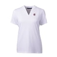 thumbnail image 2 of Women's Cutter & Buck White Chicago Cubs DryTec Forge Stretch V-Neck Blade Top, 2 of 3