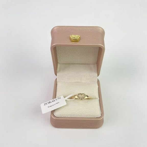 ZORALUN Rings [jewelry],Rings for Women, Promise Rings for Her, Heart Purity Ring, Stacking Pinky Ring for Women, Gifts for Her