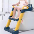 thumbnail image 3 of Asiento Entrenador De Inodoro Para Niños Y Niñas Color Azul/ojitos, 3 of 5