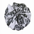 thumbnail image 3 of Efavormart 5 Pack | Black/White Damask Flocking Cloth Dinner Napkins, Reusable Linen | 20"x20'', 3 of 5