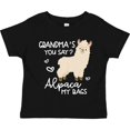 thumbnail image 3 of Inktastic Grandma's You Say Alpaca My Bags Boys or Girls Toddler T-Shirt, 3 of 5