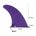 thumbnail image 4 of 9Inch Surf Water Wave Fin Board Surfboard Tail Fin Splitter Slide-In Central Fin Red, 4 of 8