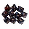 thumbnail image 2 of Paquete de 2-4, 10 Uds., dados poliédricos D8 de 8 caras para mazmorras y 2 piezas, 2 of 8