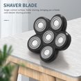 thumbnail image 2 of 6 in 1 Shaver Blade Heads 6 Blades Beard Cutter Replacement Blade Bald Electro 6D Razor Accessories for Men Head Face, 2 of 8