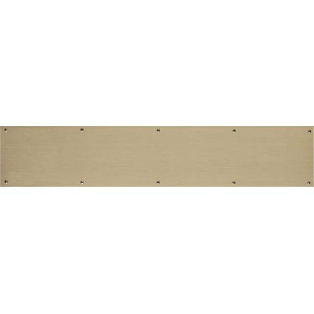 BRASS Accents A09-P0840-609ADH 8 in. x 40 in. Kick Plate Antique Brass Adhesive Mount