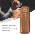 thumbnail image 4 of Travel Cigar Case, Smoothly Edge Routing Leather Comfortable Touch Stylish Crack Resistant Cigar Case  for Car, 4 of 7
