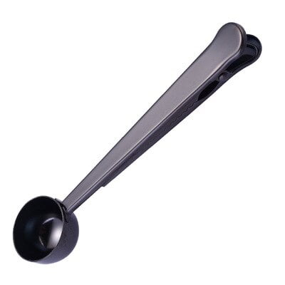 

2 in 1 Coffee Spoon Sealing Clip Stainless Steel Espresso Coffee Beans Coffee Powder Spoon Cafe Accessories Kitchen Tool