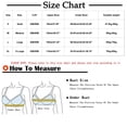 thumbnail image 2 of XFLWAM Bra for Women Button Front No Underwire Seamless Wireless Bra V Neck Full Coverage Bralettes Comfort Everyday Bra Smoothing Padded Bralette, 2 of 5