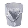 thumbnail image 2 of 45x50cm Grey PP Plant Frost Protection Cover with Drawstring & Lock - Insulated Aluminum Lined Winter Freeze Shield for Small/Medium Shrubs, Potted Trees, Roses - Reusable Outdoor Plant Warmer &, 2 of 6