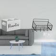 thumbnail image 2 of Organizador de control remoto para mesa, mesita de noche, sofá, oficina, con 2 ranuras para TV y almacenamiento de accesorios., 2 of 8