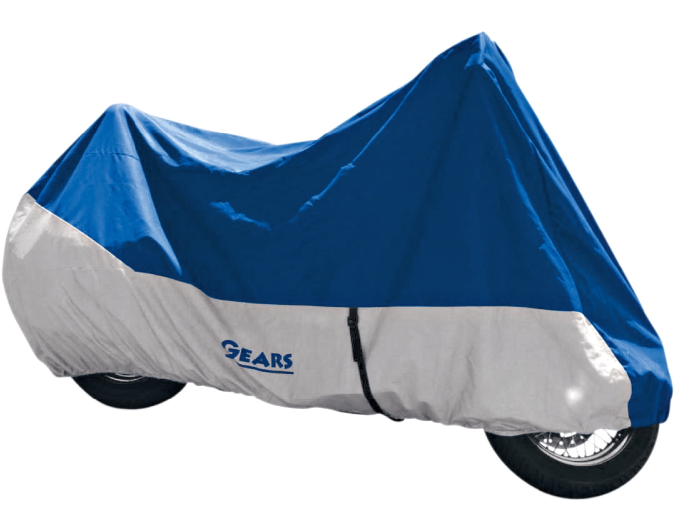 Gears Blue ExtraLarge Motorcycle Storage Cover (1001103XL)