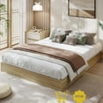 thumbnail image 5 of Solid Wood Platform Bed Frame, Floor-Standing, No Headboard, No Box Spring Needed, Noise-Free, Easy Assembly, Minimalist Modern Design for Small Spaces, 5 of 8