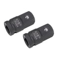 thumbnail image 1 of 2 Pcs Adaptador de enchufe de impacto de 1/2" de conducción (F) a 3/4" (M) para llaves de trinquete, hembra a macho, Cr-Mo, 1 of 3
