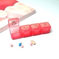 thumbnail image 2 of Pastillero Semanal con 4 Divisiones, Pastillero de 7 Días para AM y PM, Organizador de Medicamentos Mensual, Dispensador de 28 Días, 2 of 5