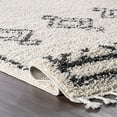 thumbnail image 4 of nuLOOM Mackie Moroccan Diamond Tassel Shag Area Rug, 7' 10" Square, Off White, 4 of 4