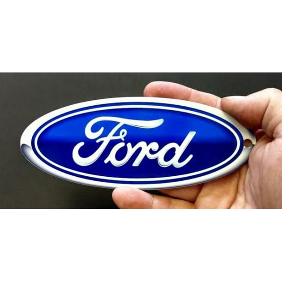 Ford Blue Oval Gradient Steel Sign Wall Art