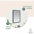thumbnail image 6 of Hamilton Hills Clean Large Modern Black Frame Wall Mirror Contemporary Premium, 6 of 8